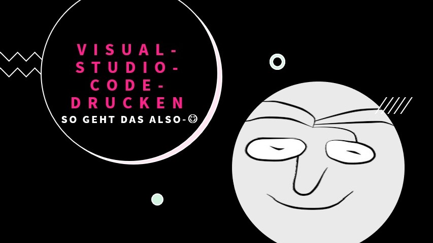 visual studio code drucken