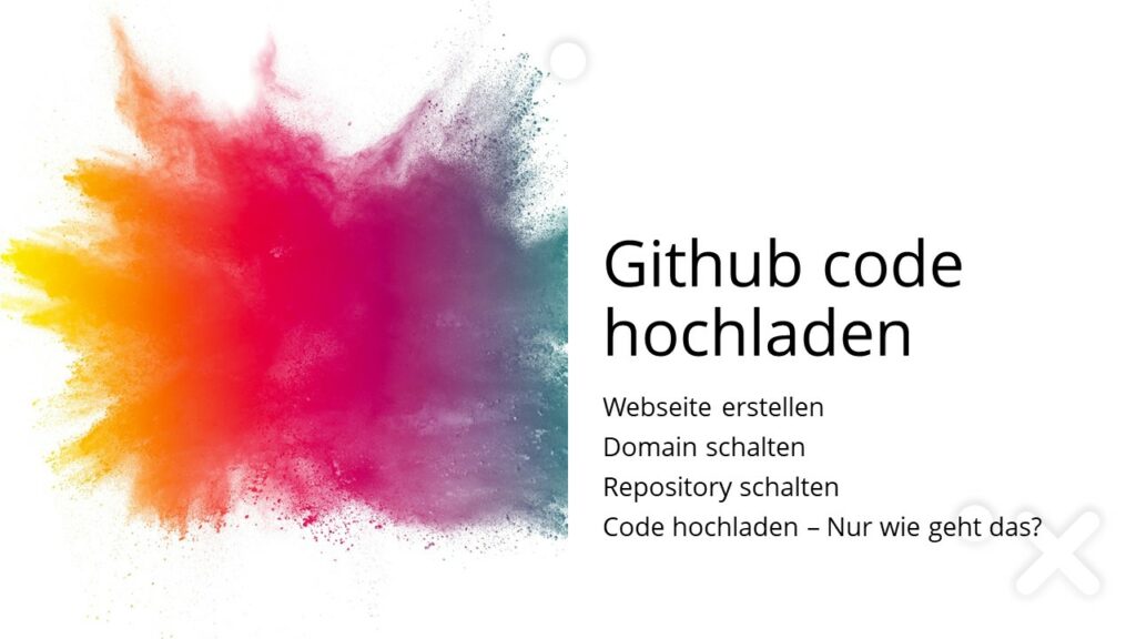 code hochladen github so geht es