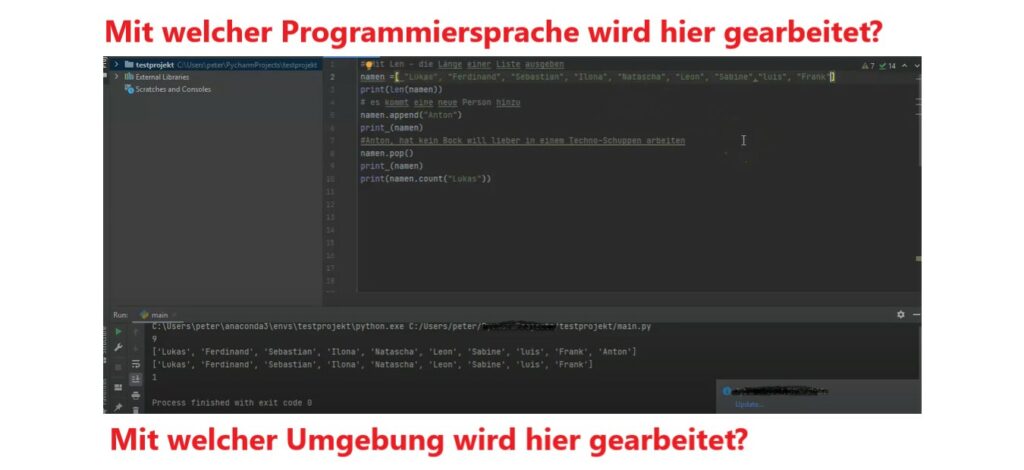 python programmiersprache 