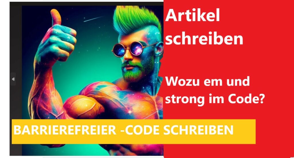 Artikel barrierefrei schreiben