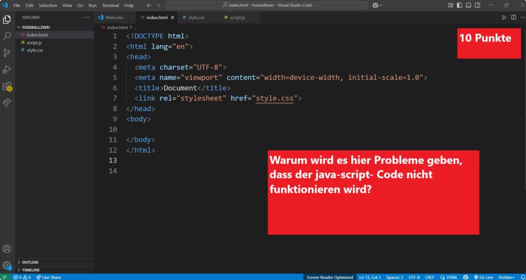 java-scirpt fiese klassenarbeiten 